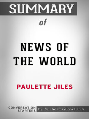cover image of Summary of News of the World